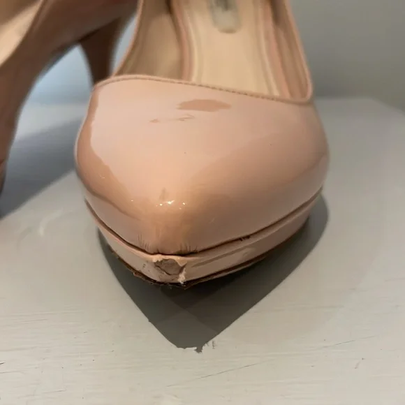 Vintage Prada Nude Heels - Size 37 - Picture 3 of 14